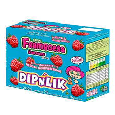 PIRULITO DIPNLINK FRAMBOESA DP 25X8GRS